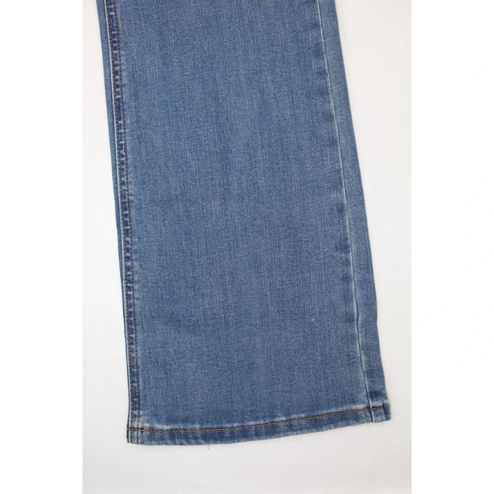 Wrangler Womens Jeans Blue Size 8 Hight Rise Bootcut Mid Wash Stretch